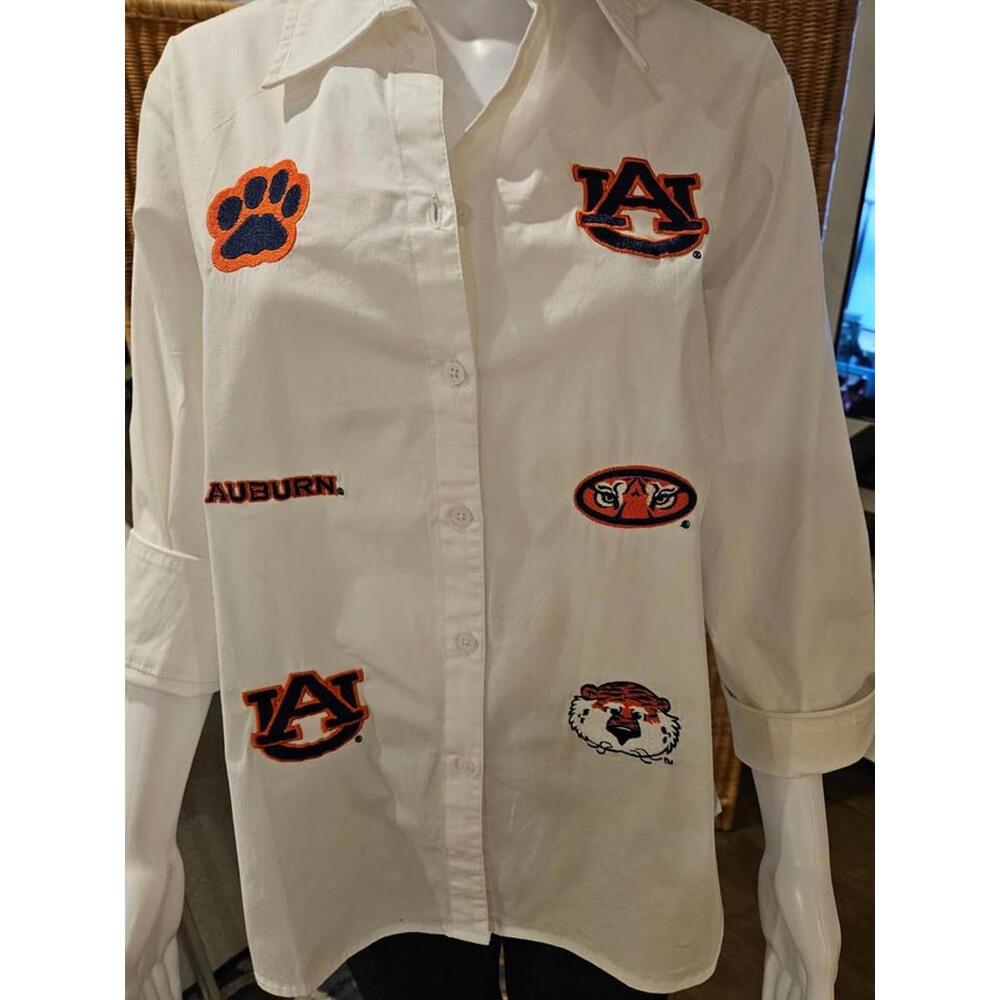 Auburn University Embroidered Shirt NWT